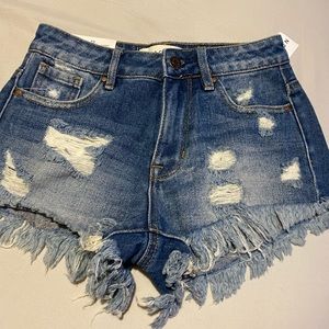 Pacsun high waisted jeans shorts